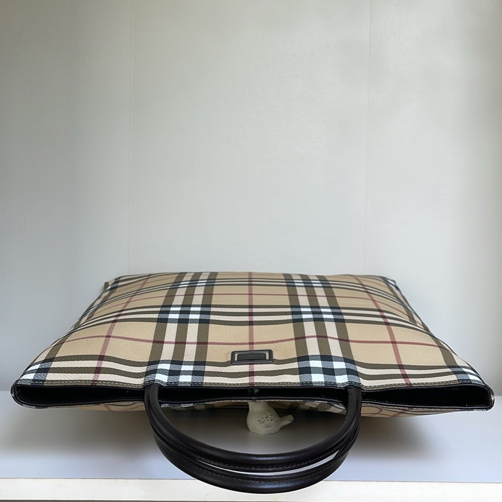 BURBERRY Nova Check Tote Bag - Picture 10 of 16